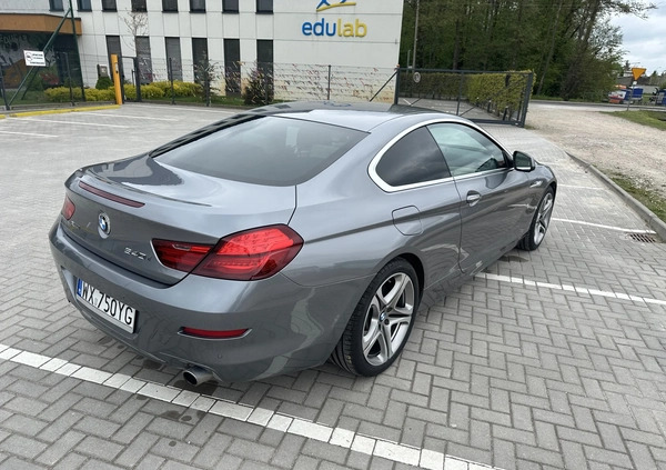 BMW Seria 6 cena 162900 przebieg: 58000, rok produkcji 2014 z Warszawa małe 379